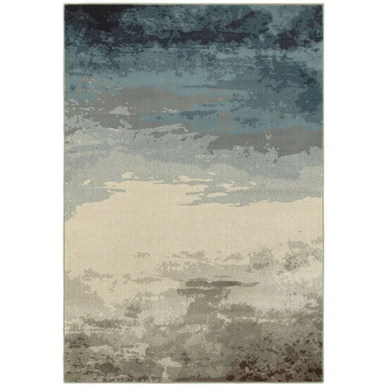 Top 10 😉 Carson Carrington Kerava Abstract Area Rug Blue/beige 😀 7 Top 10 😉 Carson Carrington Kerava Abstract Area Rug Blue/beige 😀 - Image 5