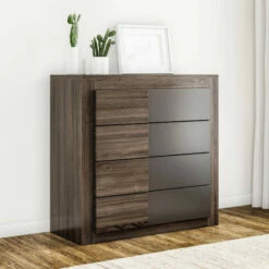 Top 10 🔔 Carson Carrington Narvik Dark Oak-finished 4-drawer Chest 🤩