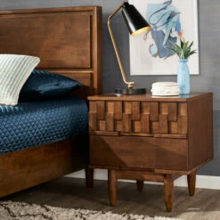 Cheapest 🎁 Carson Carrington Tessuto 2-drawer Nightstand 🎁