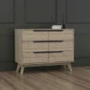 Best Sale ✔️ Carson Carrington Eskilstuna Mid-century Oak And Grey Wood 6-drawer Chest 👍 -Carson Carrington Sales unnamed file 5491