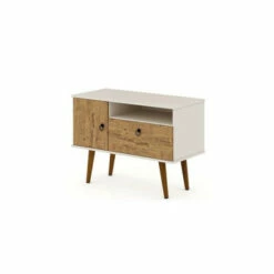 Coupon 🛒 Carson Carrington Batfinnbo Solid Wood Leg TV Stand Off White And Green Mint 😉 -Carson Carrington Sales unnamed file 5499