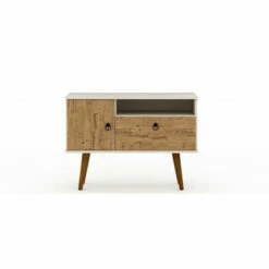 Coupon 🛒 Carson Carrington Batfinnbo Solid Wood Leg TV Stand Off White And Green Mint 😉 -Carson Carrington Sales unnamed file 5500