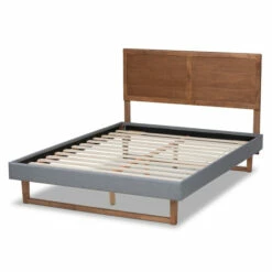 Best deal 😀 Carson Carrington Inglerud Upholstered Ash Walnut Wood Platform Bed ✨ -Carson Carrington Sales unnamed file 5526