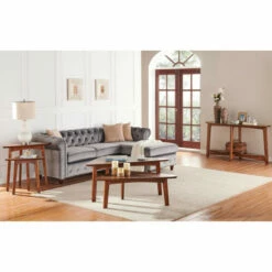 New 👏 Carson Carrington Yttertanger Triangular Mid-century Modern Nesting Tables (Set Of 2) ⌛ -Carson Carrington Sales unnamed file 5553