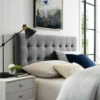 New 💯 Carson Carrington Labbgard Queen-size Biscuit Tufted Velvet Headboard Navy 😍 -Carson Carrington Sales unnamed file 557