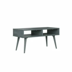 Promo 🥰 Carson Carrington Shorewood Mid Century Modern Wood TV Stand With Shelves Grey Finish ⌛ -Carson Carrington Sales unnamed file 5605