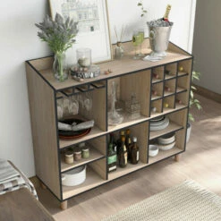 Promo ✨ Carson Carrington Vinkol Modern Natural Oak Dining Buffet Server ❤️ -Carson Carrington Sales unnamed file 5611