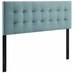 New 💯 Carson Carrington Labbgard Queen-size Biscuit Tufted Velvet Headboard Navy 😍 -Carson Carrington Sales unnamed file 562