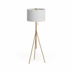 Best deal 💯 Carson Carrington Vasteras Adjustable Tripod Matte Gold Metal Floor Lamp ⌛ -Carson Carrington Sales unnamed file 5620