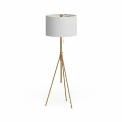 Best deal 💯 Carson Carrington Vasteras Adjustable Tripod Matte Gold Metal Floor Lamp ⌛ -Carson Carrington Sales unnamed file 5621
