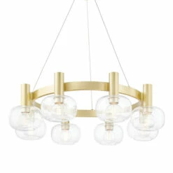 Best Sale 👍 Carson Carrington Vantholmen 8-light Chandelier Aged Brass 🧨