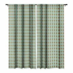Best Sale 🔥 Carson Carrington Ljungbyhed Mid-Century Shapes Room Darkening Curtain Panel (2 Size Options) 😉
