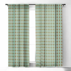 Best Sale 🔥 Carson Carrington Ljungbyhed Mid-Century Shapes Room Darkening Curtain Panel (2 Size Options) 😉 -Carson Carrington Sales unnamed file 5642