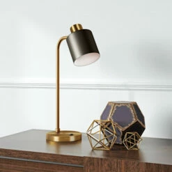 Best Sale 🧨 Carson Carrington Saittajarvi Table Lamp Navy Blue 😉