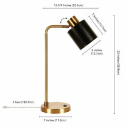 Best Sale 🧨 Carson Carrington Saittajarvi Table Lamp Navy Blue 😉 -Carson Carrington Sales unnamed file 5729