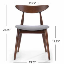 Best Sale 🎉 Carson Carrington Lund Mid-Century 5-piece Large Wood Rectangular Dining Set With Curved Legs Light Grey + Walnut 🎉 -Carson Carrington Sales unnamed file 5790