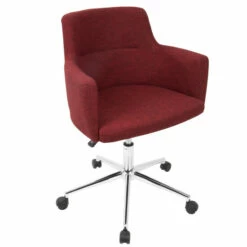 Hot Sale 😍 Carson Carrington Duved Contemporary Fabric Office Chair - N/A Red 👏 -Carson Carrington Sales unnamed file 5879