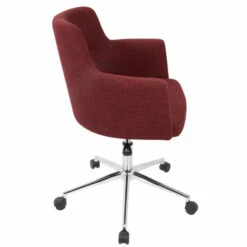 Hot Sale 😍 Carson Carrington Duved Contemporary Fabric Office Chair - N/A Red 👏 -Carson Carrington Sales unnamed file 5881