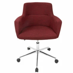 Hot Sale 😍 Carson Carrington Duved Contemporary Fabric Office Chair - N/A Red 👏 -Carson Carrington Sales unnamed file 5882