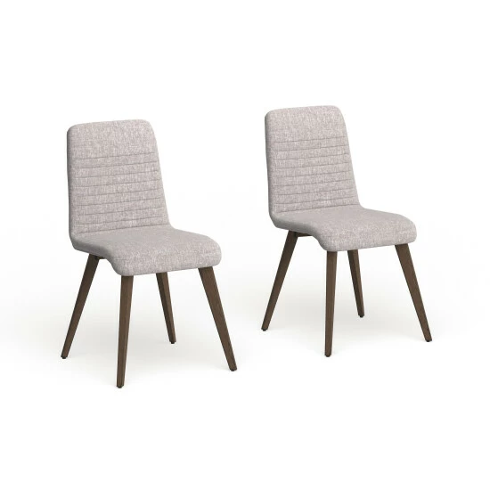 Hot Sale โจ Carson Carrington Honningsvag 2-piece Light Grey Mid-century Modern Upholstered Dining Chair Set ๐ 3 Hot Sale โจ Carson Carrington Honningsvag 2-piece Light Grey Mid-century Modern Upholstered Dining Chair Set ๐