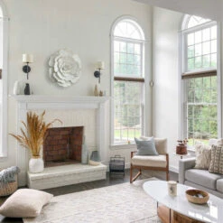 Outlet 😀 Carson Carrington Mjugg White Metal Flower Wall Art ❤️ -Carson Carrington Sales unnamed file 591