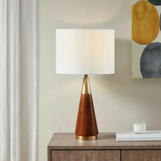 Best deal 🌟 Carson Carrington Chrislie Gold/ Brown Table Lamp 🌟 4 Best deal 🌟 Carson Carrington Chrislie Gold/ Brown Table Lamp 🌟 - Image 2