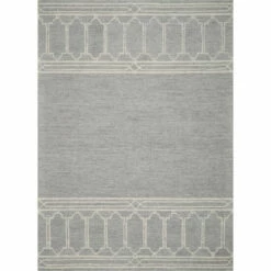 Cheap 👍 Carson Carrington Kullen Contemporary Hand-tufted Wool Grey Area Rug Sky Blue 💯