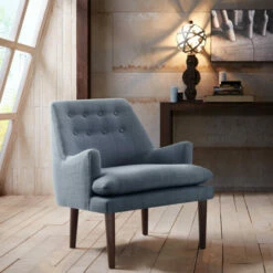 Top 10 👏 Carson Carrington Arvika Blue Mid-century Accent Chair 🥰
