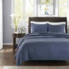 Hot Sale 🧨 Carson Carrington Jorpeland Navy Quilted Coverlet Set 🥰 -Carson Carrington Sales unnamed file 5998