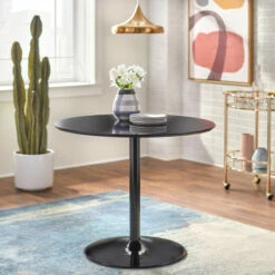 Top 10 👏 Carson Carrington Klemens Round Dining Table White/gold 😍