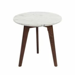 Discount 🌟 Carson Carrington Tang 15-inch Round Italian Carrara Marble Table - 15.5"L X 15.5"W X 15.5"H 😍 -Carson Carrington Sales unnamed file 6035