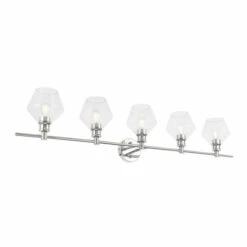 Outlet ⭐ Carson Carrington Ullerslev 5-Light Clear Glass Wall Sconce Chrome 🎁 -Carson Carrington Sales unnamed file 6052