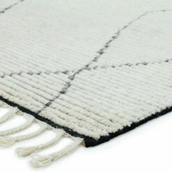 Hot Sale 🧨 Carson Carrington Tarsele Hand-Knotted Trellis Cream/ Black Area Rug ❤️ -Carson Carrington Sales unnamed file 6059