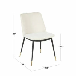 Deals ⭐ Carson Carrington Culnady Upholstered Dining Chair (Set Of 2) Beige Velvet 🎁 -Carson Carrington Sales unnamed file 6074