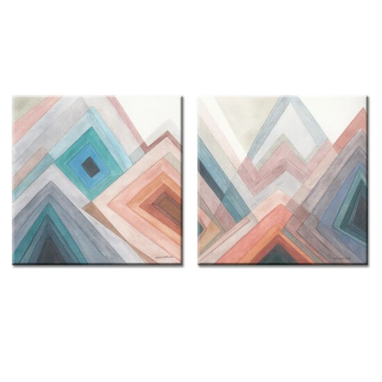 Coupon ๐ Carson Carrington CORAL RANGE Abstract 2-piece Gallery Wrapped Canvas ๐ 4 Coupon ๐ Carson Carrington CORAL RANGE Abstract 2-piece Gallery Wrapped Canvas ๐ - Image 2