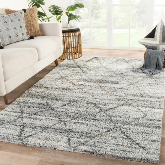 Hot Sale ๐ Carson Carrington Idalahult Hand-knotted Trellis Gray/ Brown Area Rug ๐ 3 Hot Sale ๐ Carson Carrington Idalahult Hand-knotted Trellis Gray/ Brown Area Rug ๐