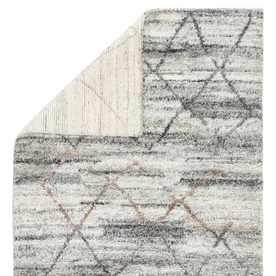 Hot Sale ๐ Carson Carrington Idalahult Hand-knotted Trellis Gray/ Brown Area Rug ๐ 6 Hot Sale ๐ Carson Carrington Idalahult Hand-knotted Trellis Gray/ Brown Area Rug ๐ - Image 4