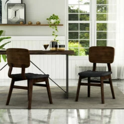 Outlet ⭐ Carson Carrington Kardamili Mid-Century Modern Dining Chairs (Set Of 2) ⌛