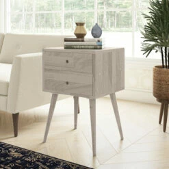 Budget 😀 Carson Carrington Shorewood Modern Wood End Table With Drawers Natural Finish 🎉 -Carson Carrington Sales unnamed file 6138