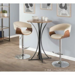 Outlet 🌟 Carson Carrington Sauda Vintage Mid-century Modern Wood Adjustable Bar Stool Cream 🔥 -Carson Carrington Sales unnamed file 6173