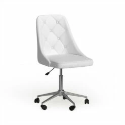 Outlet 🔔 Carson Carrington Ockelbo Button-tufted Office Chair With Faux Leather - N/A Grey ⭐ -Carson Carrington Sales unnamed file 6177