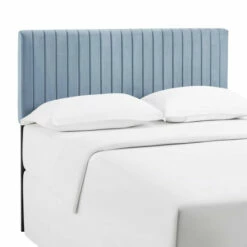 Brand new 🛒 Carson Carrington Stryn Full/Queen Velvet Headboard Light Blue 🎁 -Carson Carrington Sales unnamed file 6194
