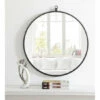 Brand new 😉 Carson Carrington Labbemala Metal Framed Round Wall Mirror White 🥰 -Carson Carrington Sales unnamed file 62