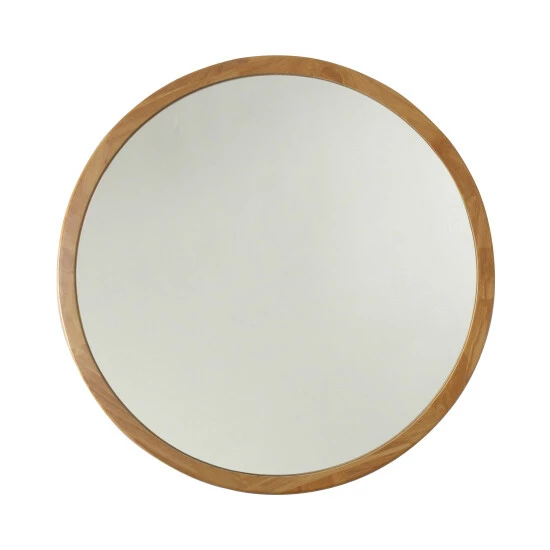 Wholesale โ Carson Carrington Salungen Wall-mounted Round Mirror - Oak ๐ฅฐ 4 Wholesale โ Carson Carrington Salungen Wall-mounted Round Mirror - Oak ๐ฅฐ - Image 2