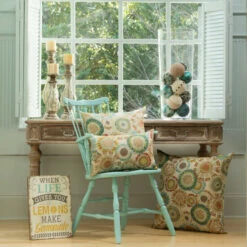 Best reviews of 🔥 Carson Carrington Brovst Aqua Medallion Throw Pillow 🎉 -Carson Carrington Sales unnamed file 6311