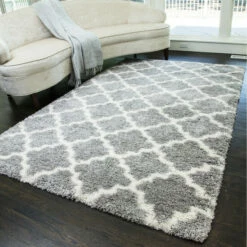 Coupon ✨ Carson Carrington Tomtakra Trellis Shag Geometric Area Rug Ivory Navy Quatrefoil 🌟 -Carson Carrington Sales unnamed file 6335