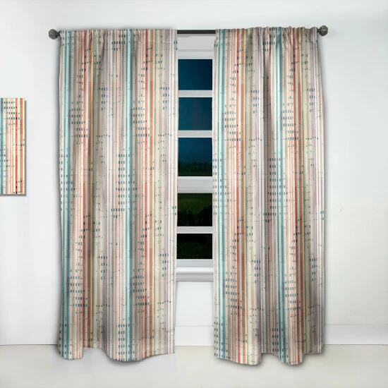Buy 👍 Carson Carrington Tangsatter 'Grunge Line' Modern Curtain Single Panel 😍 4 Buy 👍 Carson Carrington Tangsatter 'Grunge Line' Modern Curtain Single Panel 😍 - Image 2