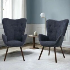 Cheap 🔥 Carson Carrington Falltorp Mid-century Tufted Velvet Accent Chair Terracottavelvet/espressoleg 👍 -Carson Carrington Sales unnamed file 635