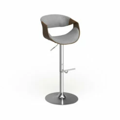 Deals ⭐ Carson Carrington Sauda Mid-century Modern Walnut WoodAdjustable Bar Stool Cream 🤩 -Carson Carrington Sales unnamed file 6353