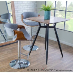 Deals ⭐ Carson Carrington Sauda Mid-century Modern Walnut WoodAdjustable Bar Stool Cream 🤩 -Carson Carrington Sales unnamed file 6357